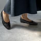 -Cicla- square ballet スクエアトゥバレエシューズ ブラック