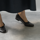 -Cicla- square ballet スクエアトゥバレエシューズ ブラック