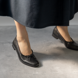 -Cicla- square ballet スクエアトゥバレエシューズ ブラック