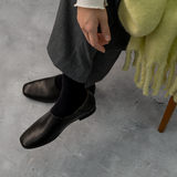 -Bou- plane flat shoes プレーンフラットシューズ ブラック