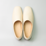 -Bou- plane flat shoes プレーンフラットシューズ アイボリー