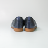 -Cicla- square ballet スクエアトゥバレエシューズ ネイビーメタリック