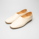 -Bou- plane flat shoes プレーンフラットシューズ アイボリー