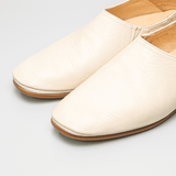 -Bou- plane flat shoes プレーンフラットシューズ アイボリー