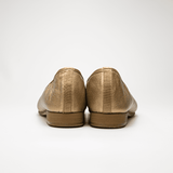 -Cicla- square ballet スクエアトゥバレエシューズ ブラウンゴールド